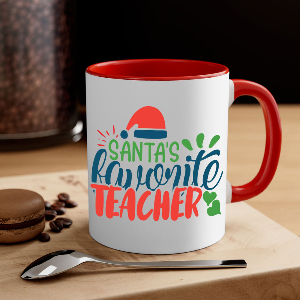santas favorite teacher Style 151#- teacher-Mug / Coffee Cup