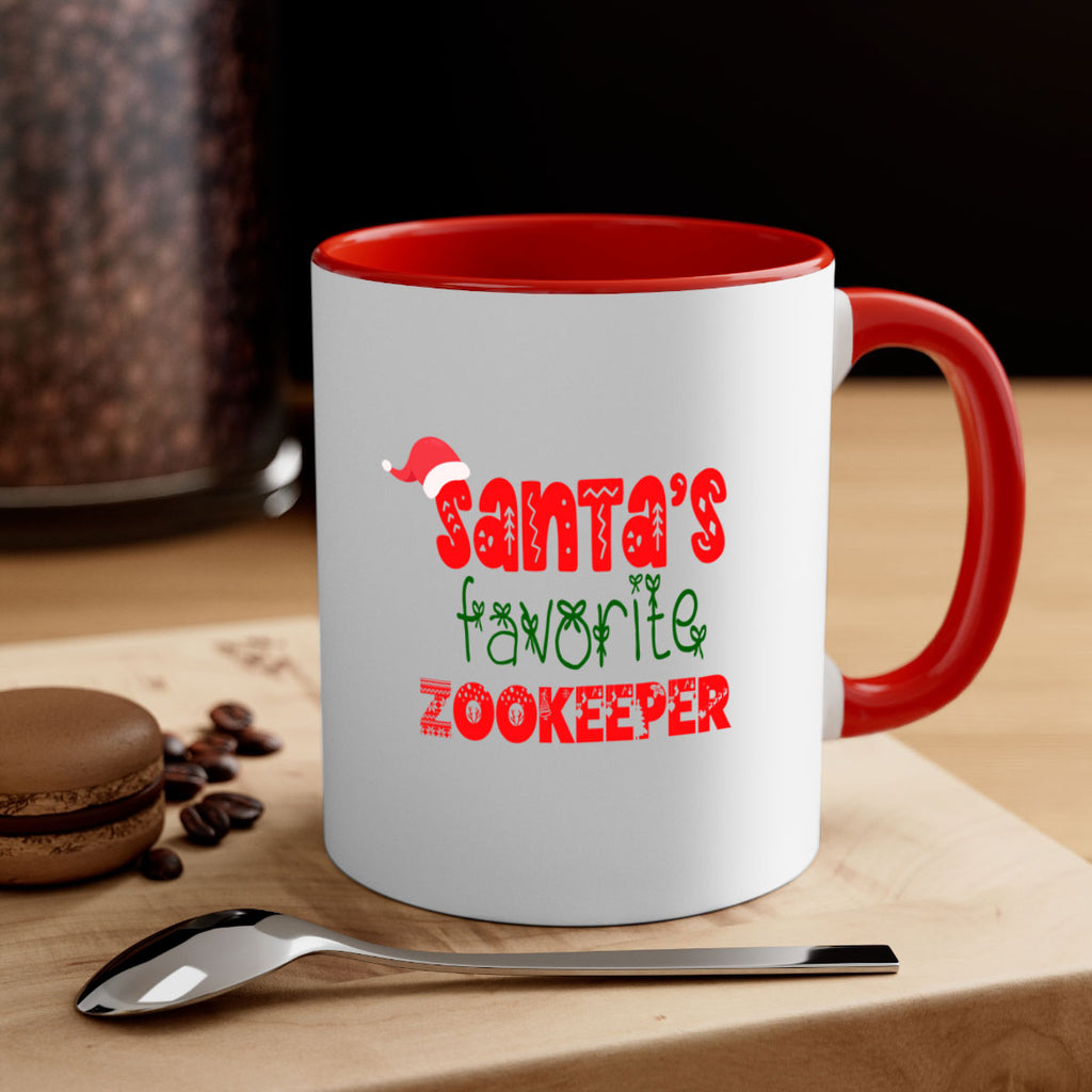 santas favorite zookeeper style 1163#- christmas-Mug / Coffee Cup