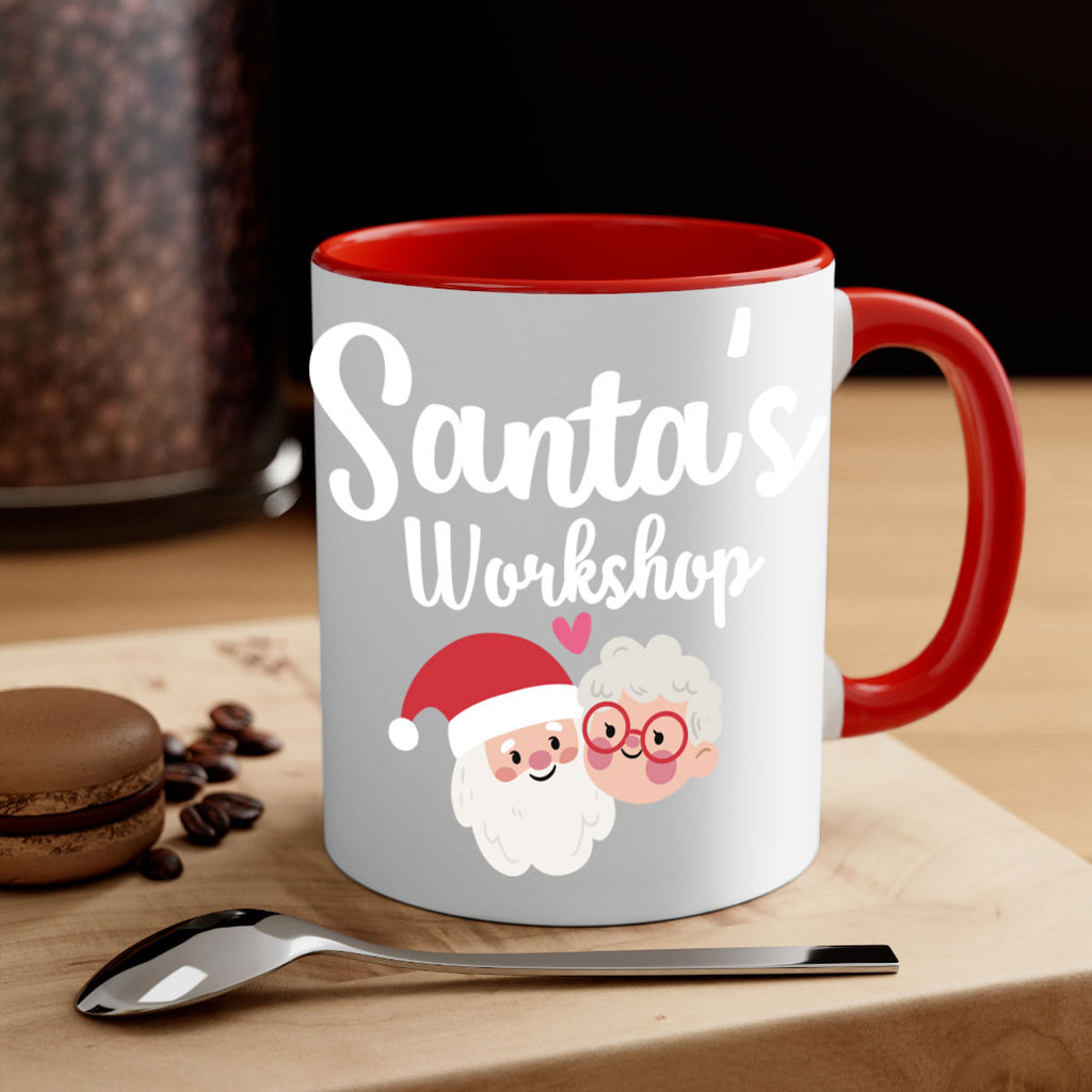 santas workshop style 1166#- christmas-Mug / Coffee Cup