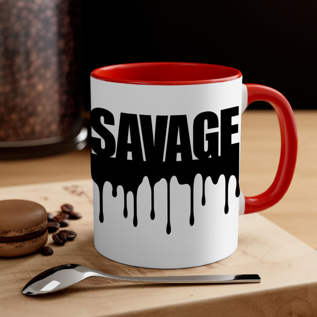 savage drip 41#- black words - phrases-Mug / Coffee Cup