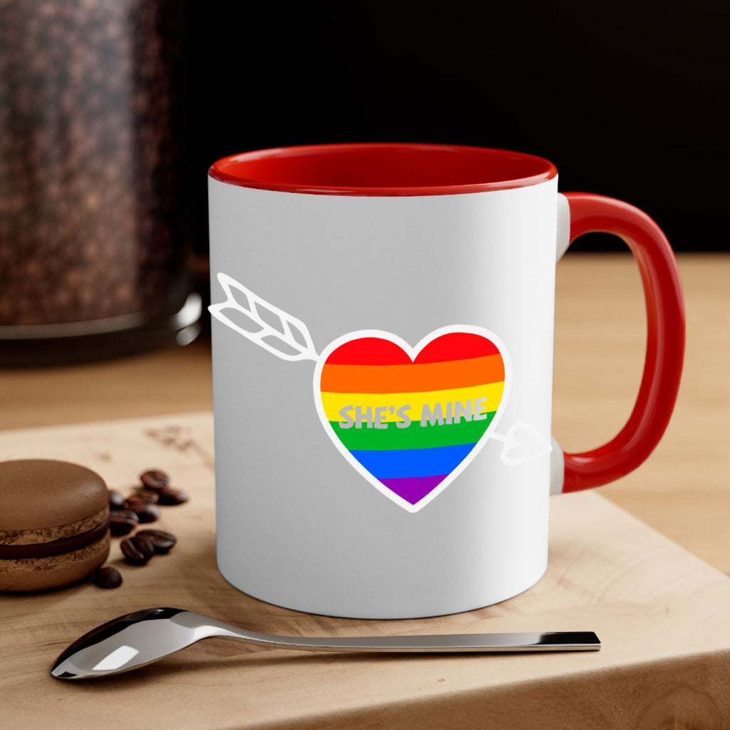 shes mine lgbt couple rainbow lgbt 22#- lgbt-Mug / Coffee Cup