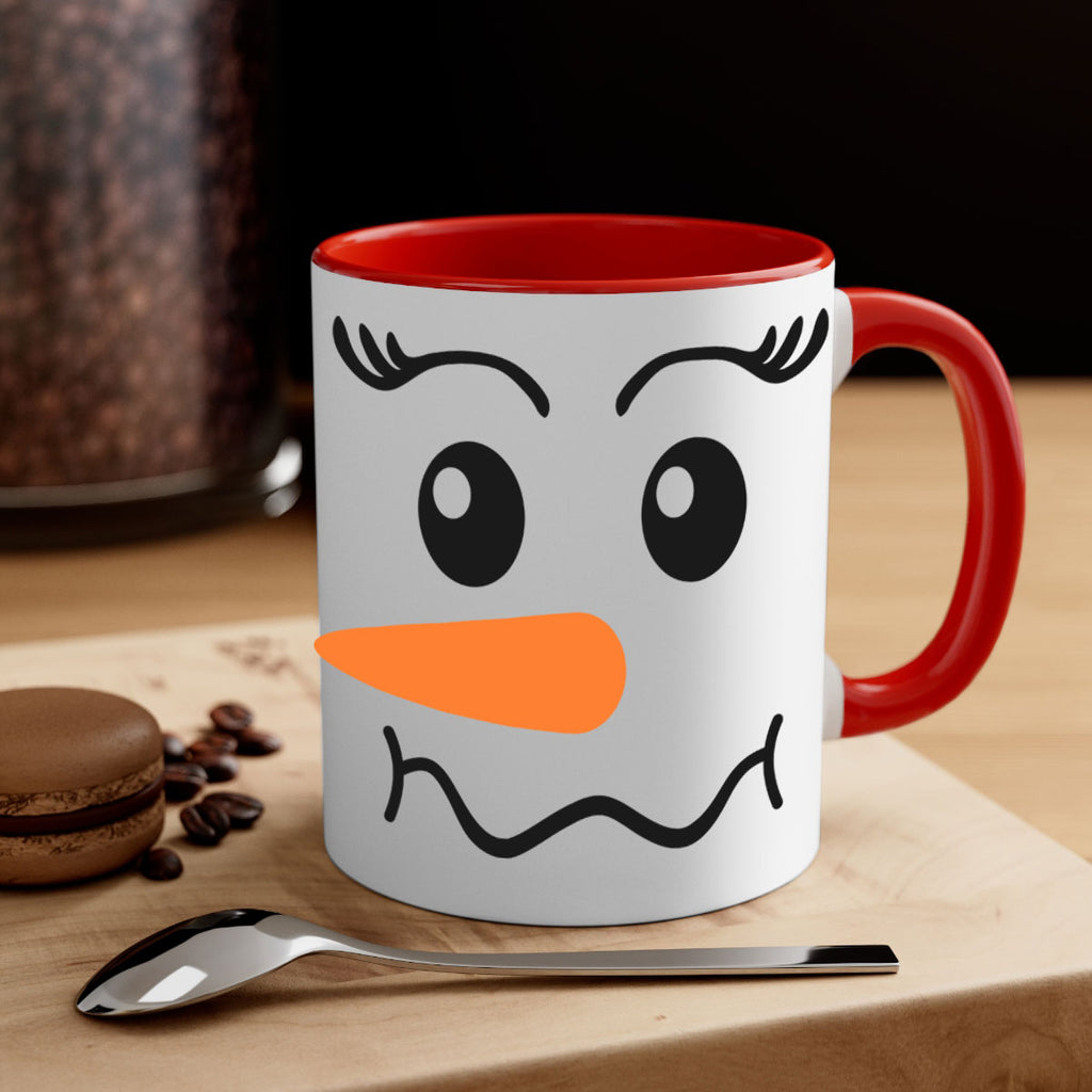 snowman face 4#- christmas-Mug / Coffee Cup