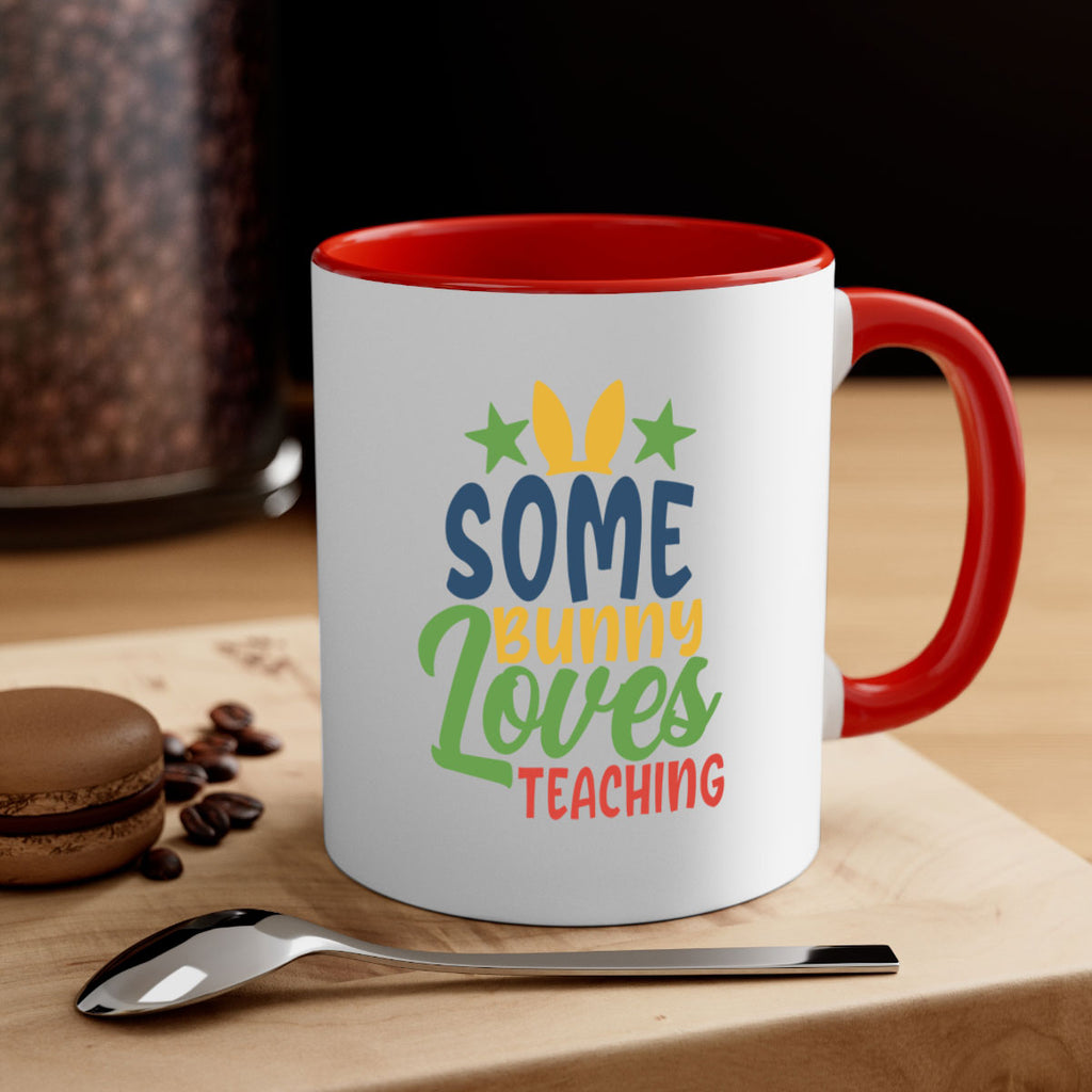 some bunny loves teaching Style 150#- teacher-Mug / Coffee Cup