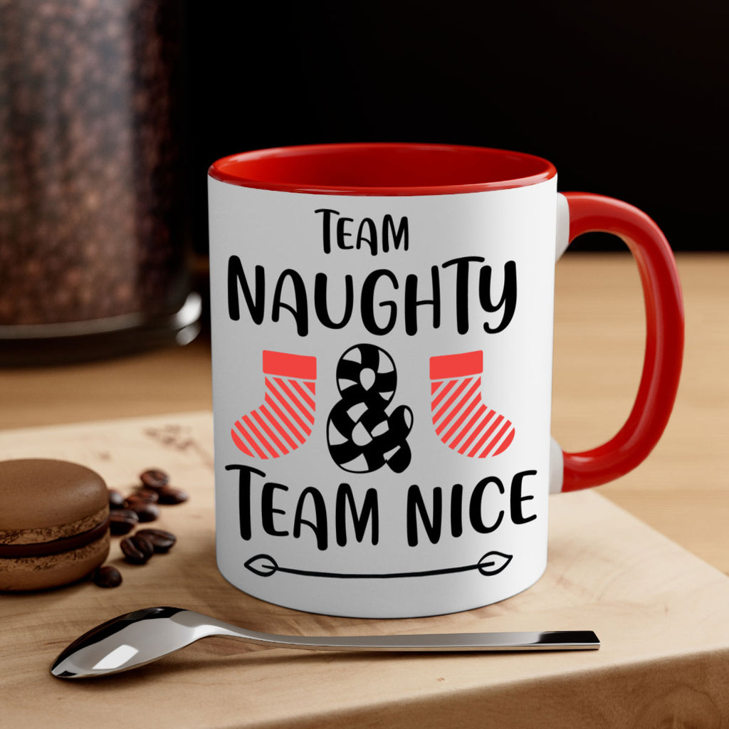 team naughty & team nice style 1188#- christmas-Mug / Coffee Cup