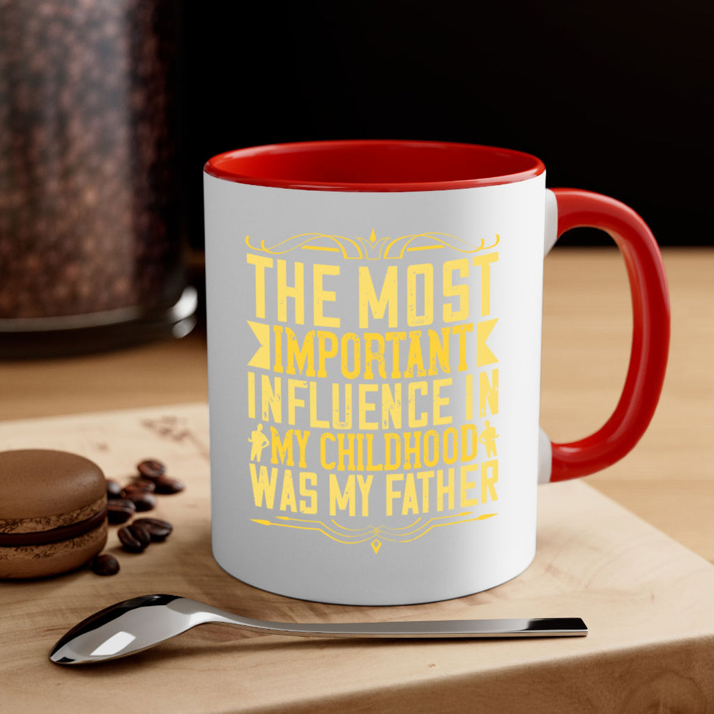 the most important influence in my childhood was my father 16#- parents day-Mug / Coffee Cup