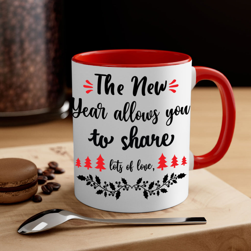 the new year allows you to share lots of love style 1205#- christmas-Mug / Coffee Cup