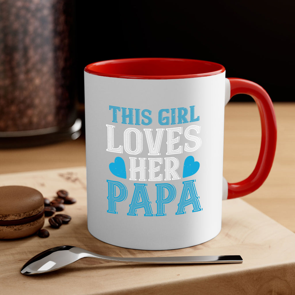 this girl loves her papa 3#- grandpa-Mug / Coffee Cup