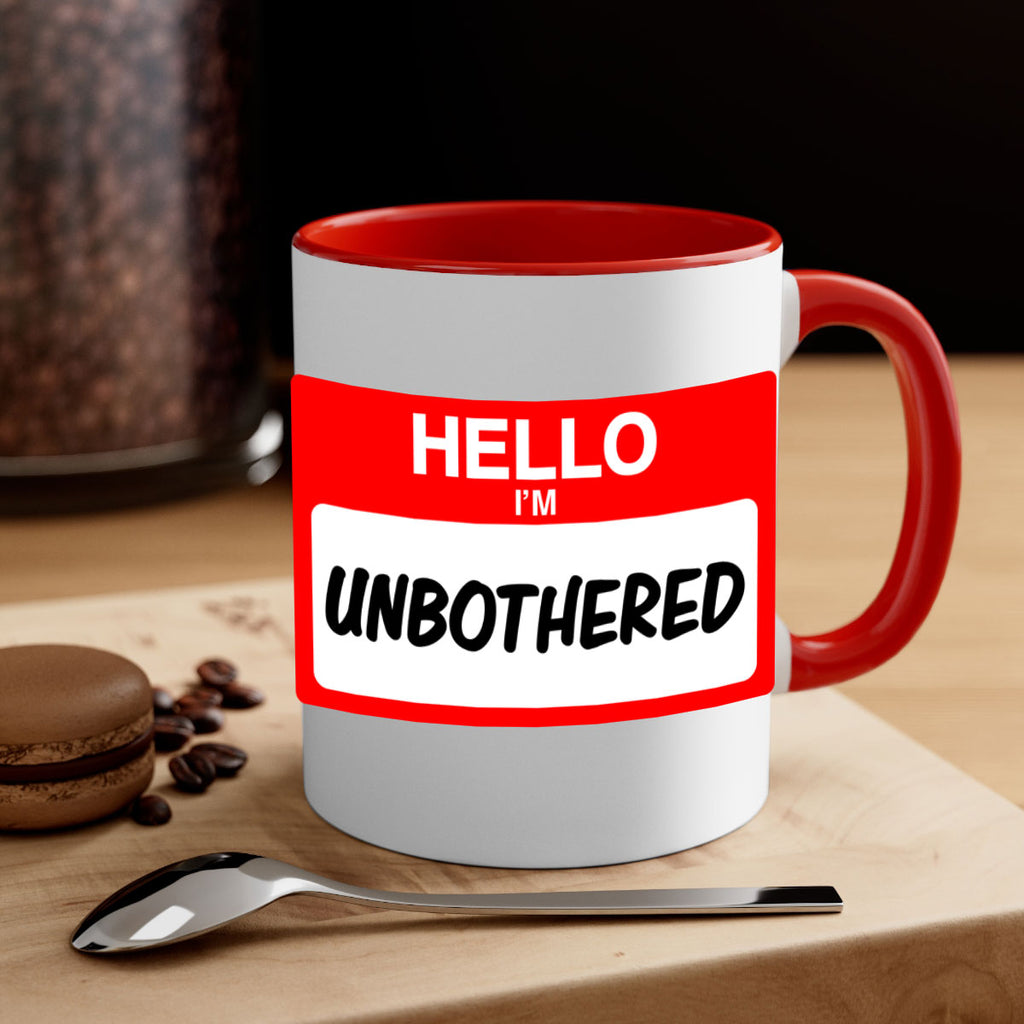 unbothered 14#- black words - phrases-Mug / Coffee Cup