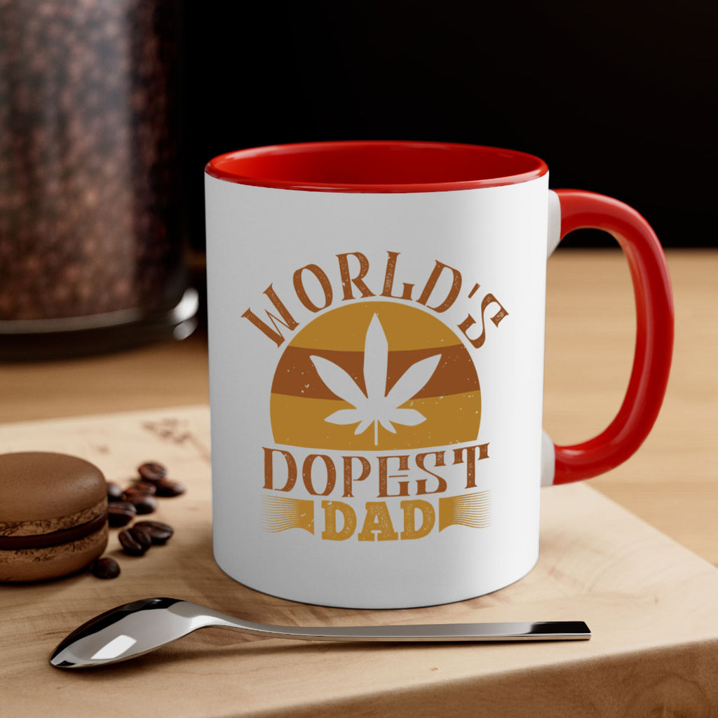 worlds dopest dad 145#- fathers day-Mug / Coffee Cup