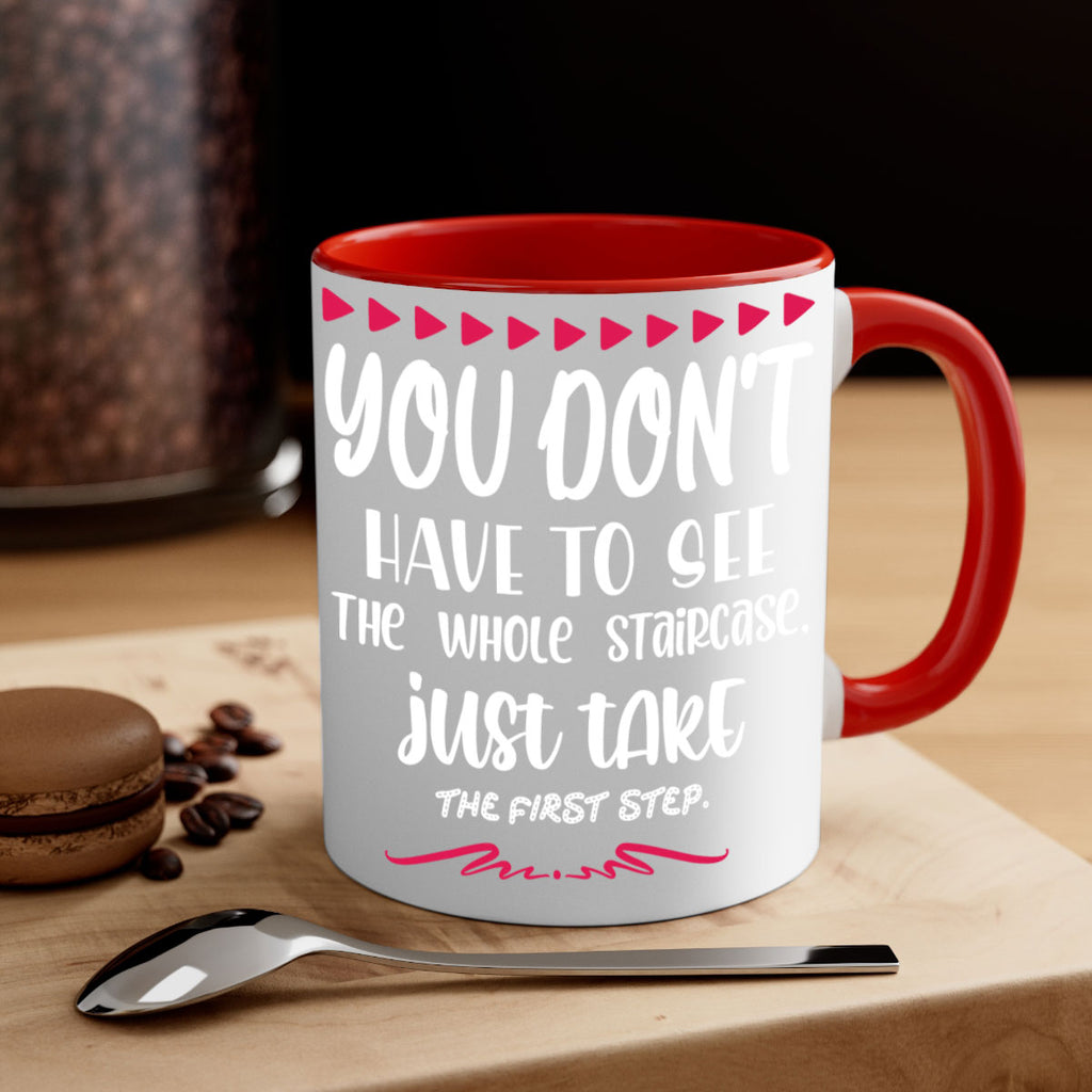 you don't have to see the whole staircase, just take the first step style 1250#- christmas-Mug / Coffee Cup
