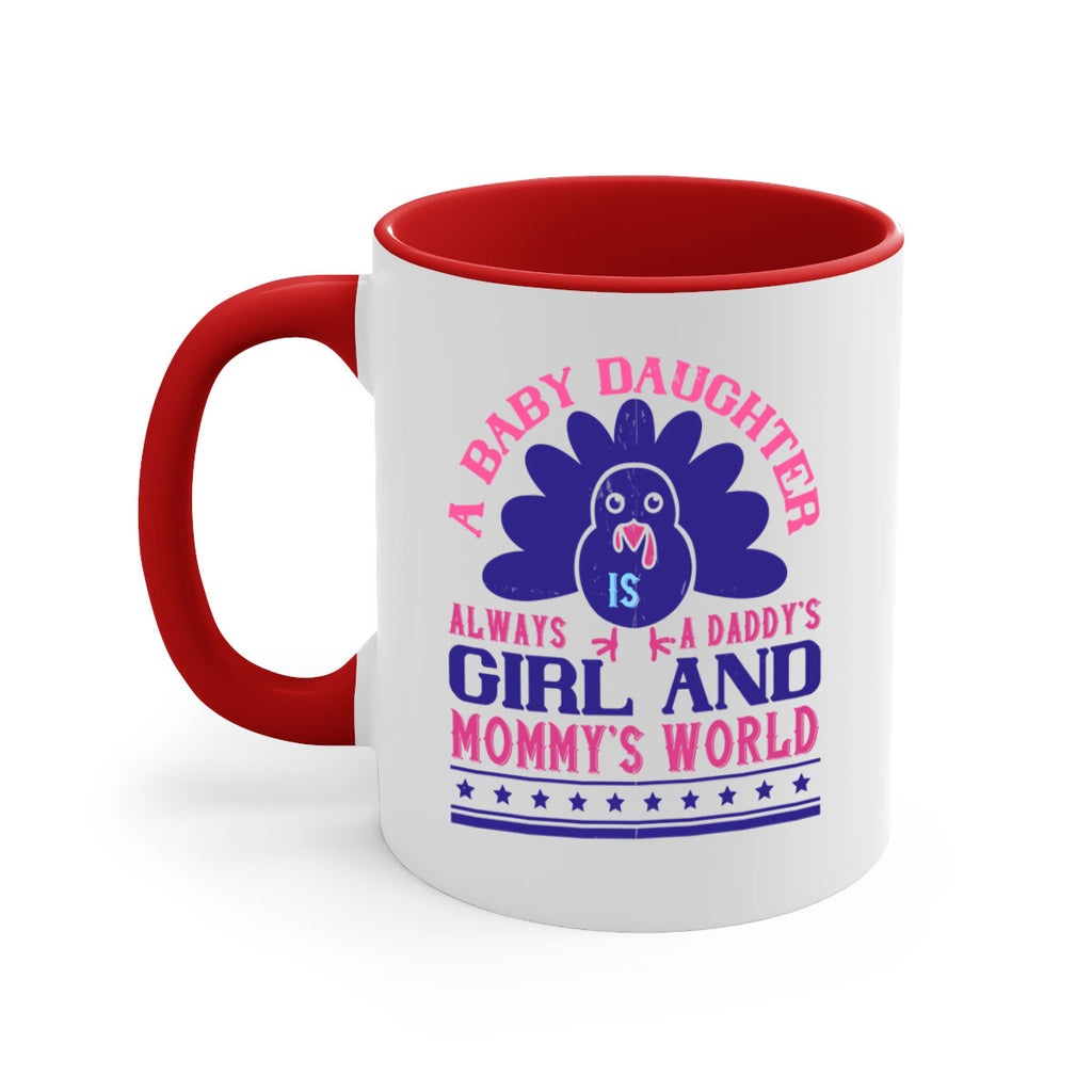 A baby daughter is always a Daddy’s girl and Mommy’s worldd Style 147#- baby2-Mug / Coffee Cup
