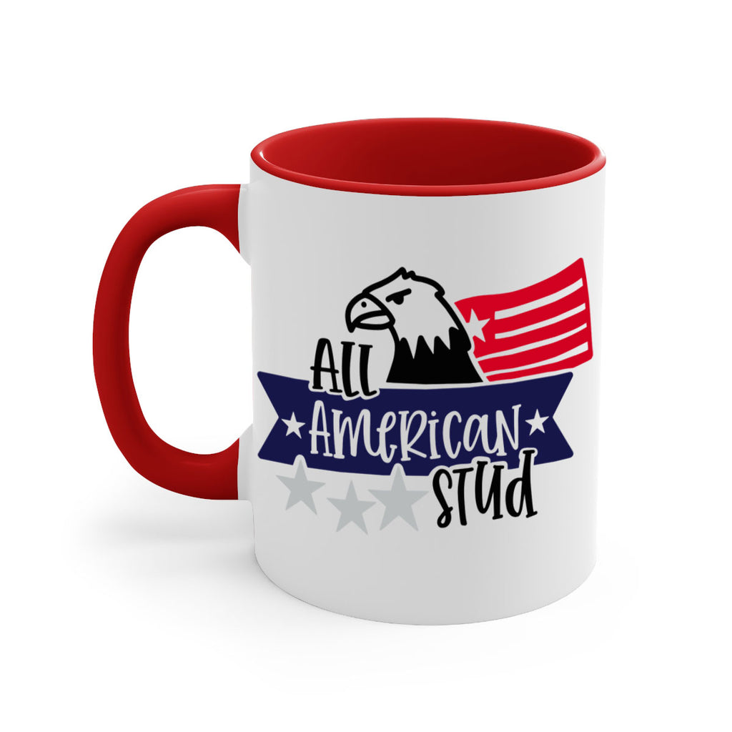 All American Stud Style 142#- 4th Of July-Mug / Coffee Cup