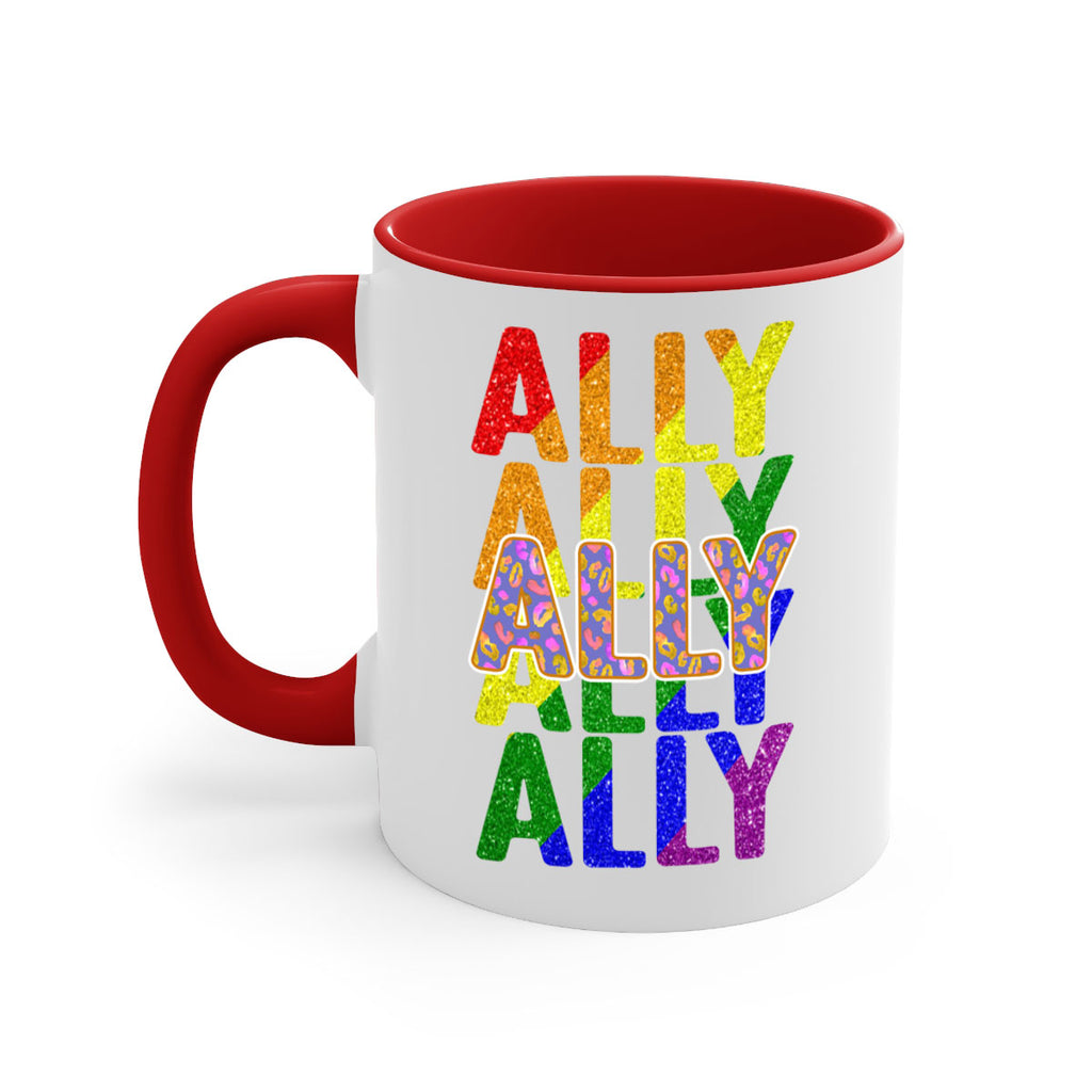 Ally Lgbt Pride Rainbow Flag Ally Png 22#- lgbt-Mug / Coffee Cup