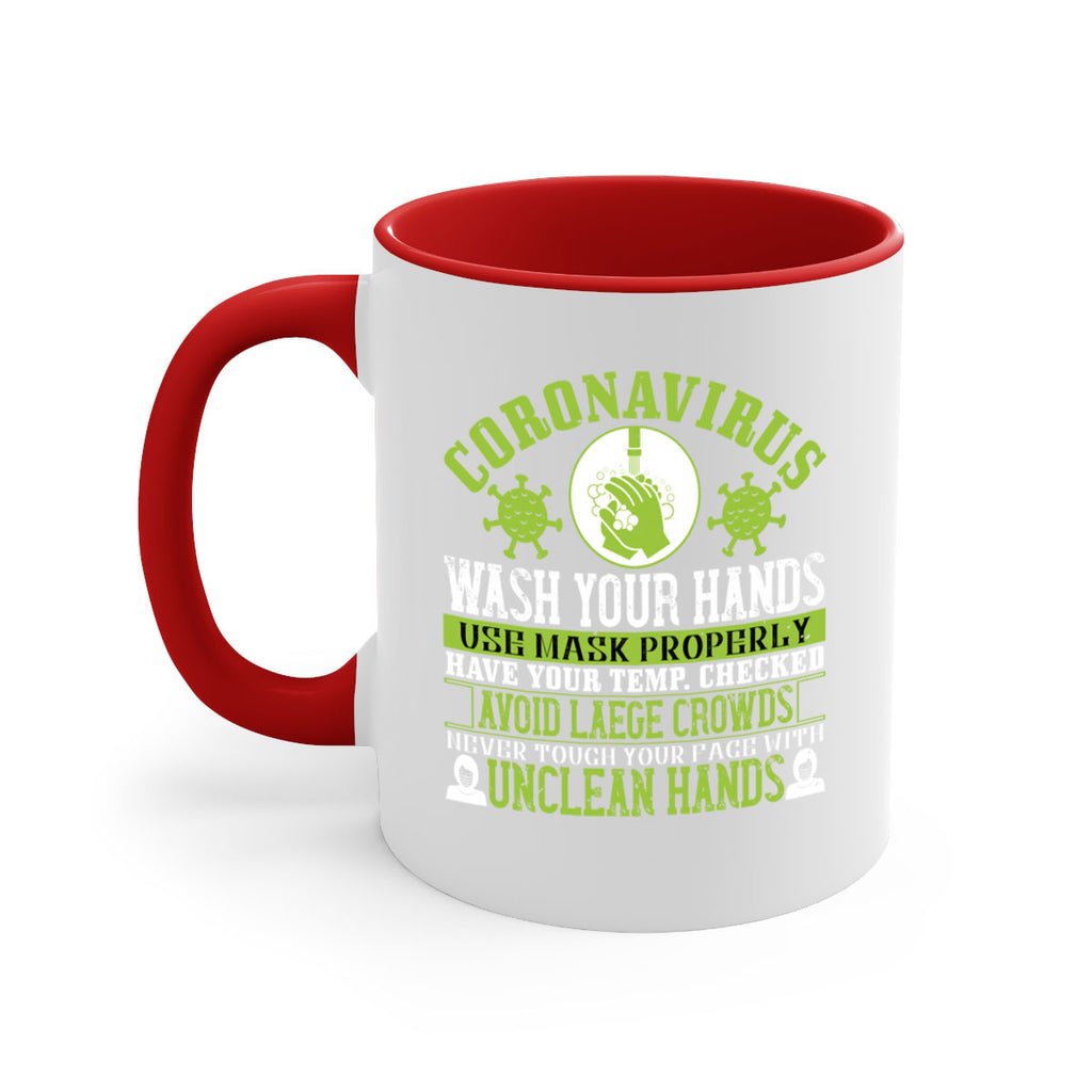 Coronavirus Wash Your Hands Use Style 1#- corona virus-Mug / Coffee Cup