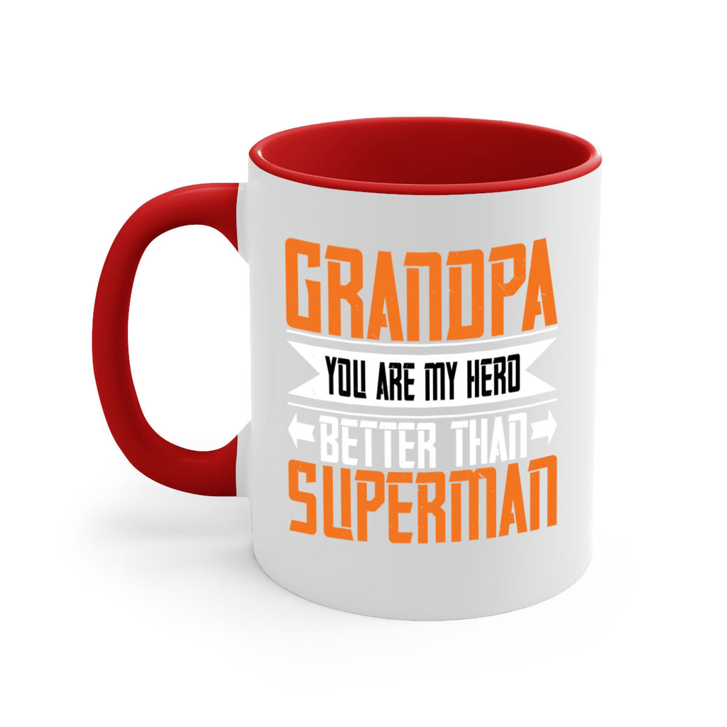 Grandpa you are my hero better than superman 101#- grandpa-Mug / Coffee Cup