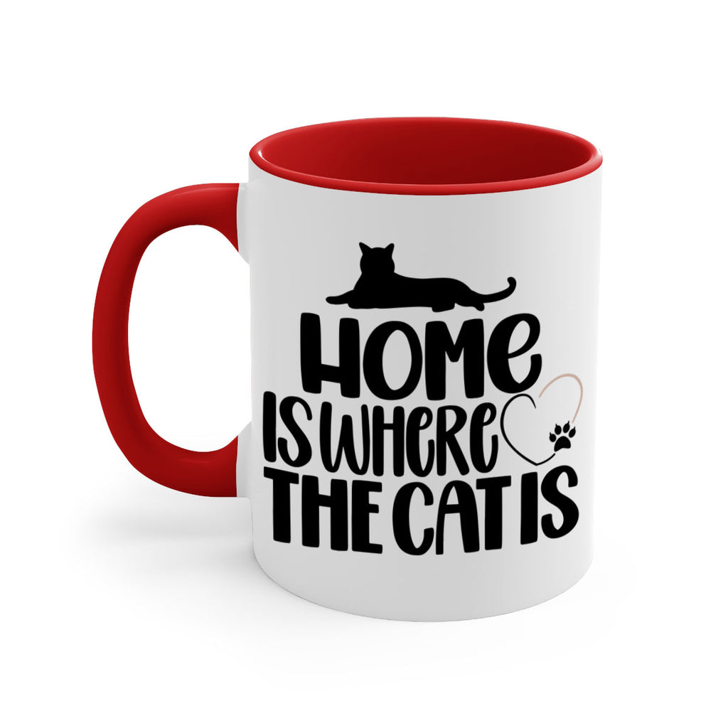 Home Is Where The Cat is Style 93#- cat-Mug / Coffee Cup