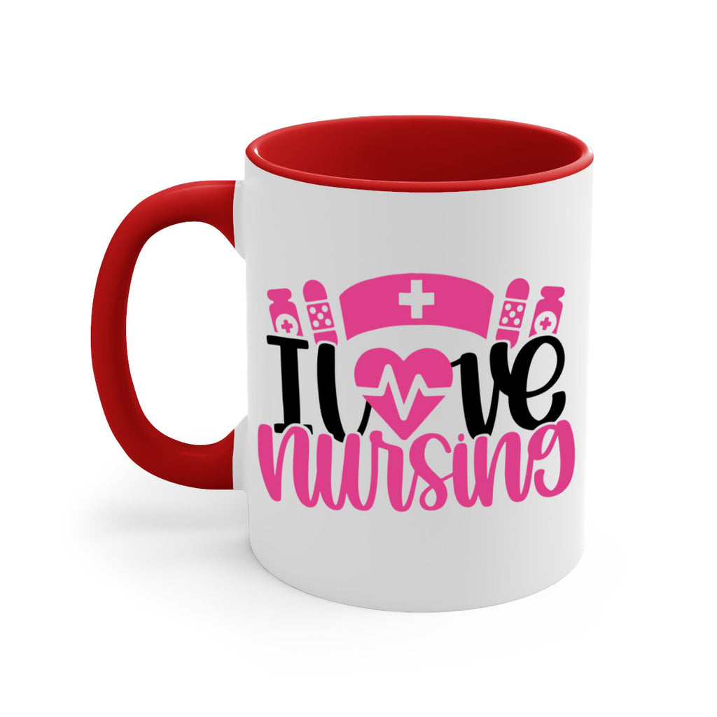 I Love Nursing Style Style 171#- nurse-Mug / Coffee Cup