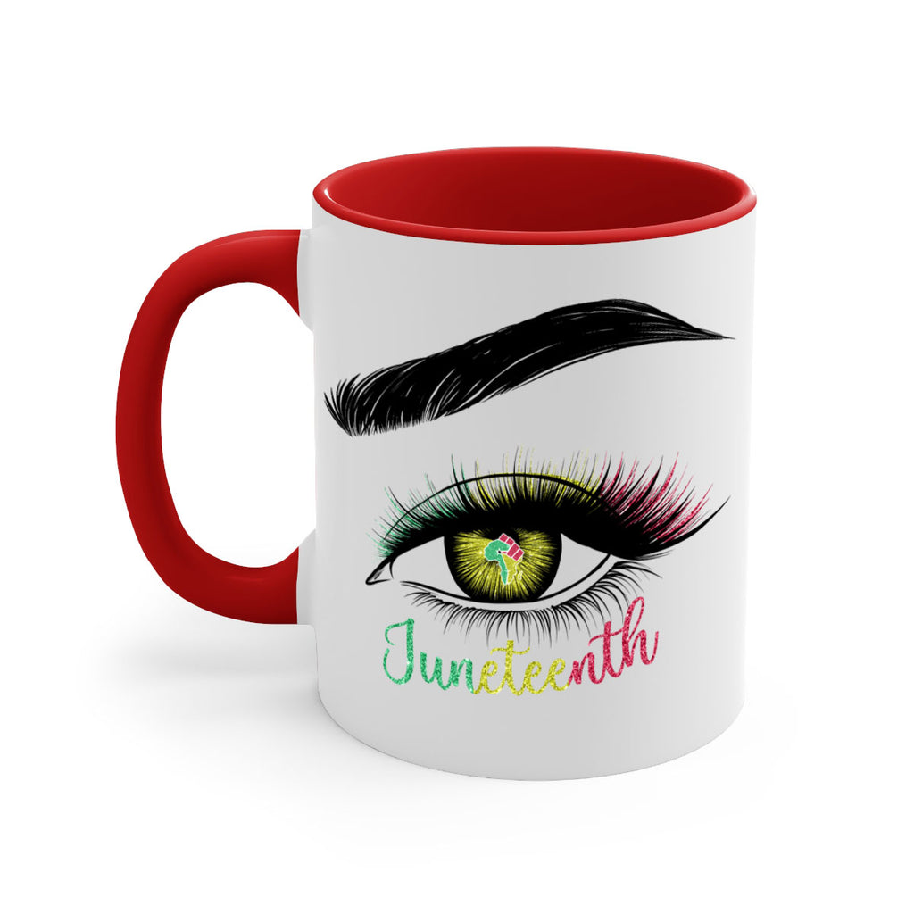 Juneteenth 1865 GirlS Eye 3#- juneteenth-Mug / Coffee Cup