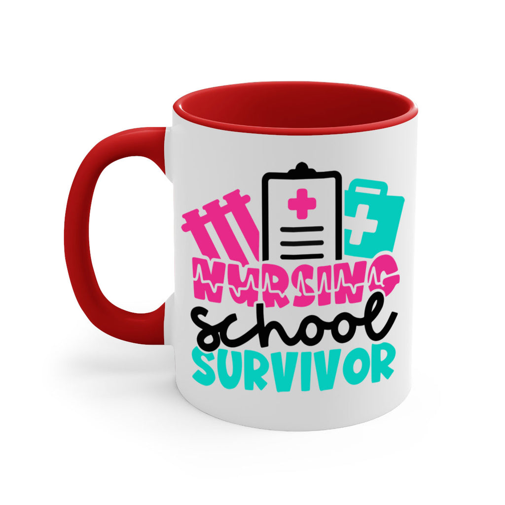 Nursing School Survivor Style Style 62#- nurse-Mug / Coffee Cup