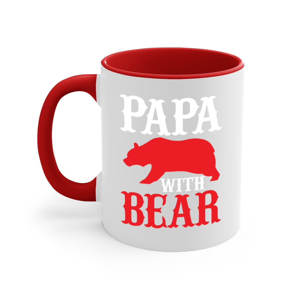 PAPA WITH BEAR 111#- grandpa-Mug / Coffee Cup
