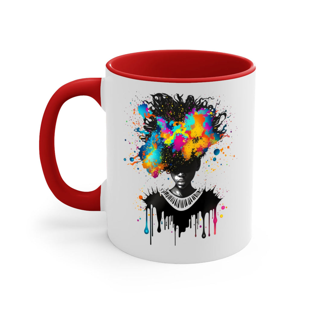 Sparkling Black Girl Design 16#- Black women - Girls-Mug / Coffee Cup