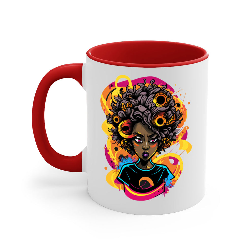 Sparkling Black Girl Design 6#- Black women - Girls-Mug / Coffee Cup