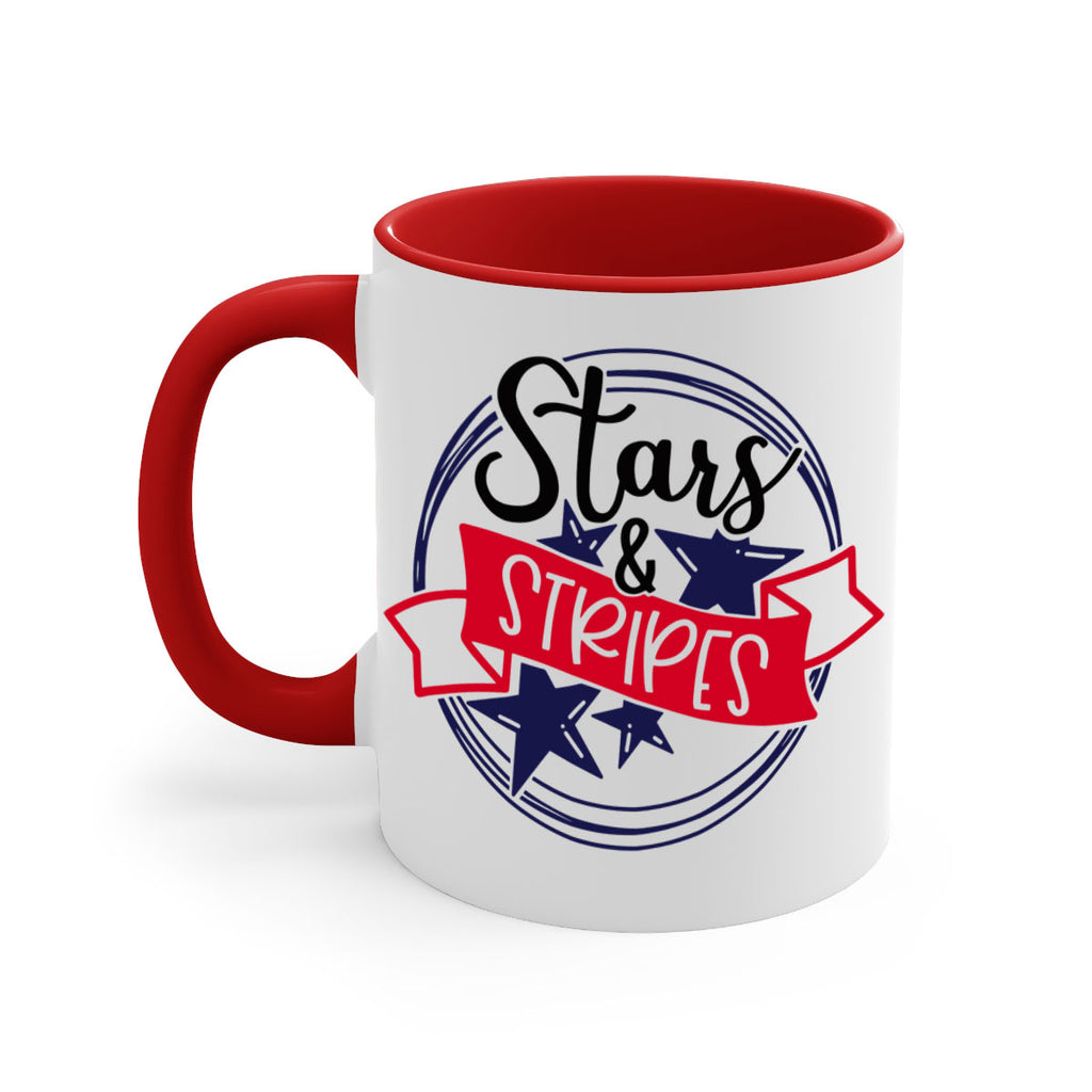 Stars StripeS Style 174#- 4th Of July-Mug / Coffee Cup