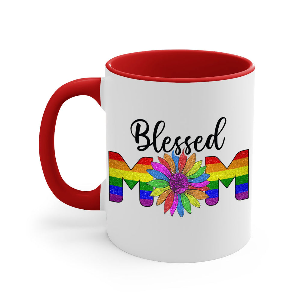 Sunflower Lgbt Blessed Mom  51#- lgbt-Mug / Coffee Cup