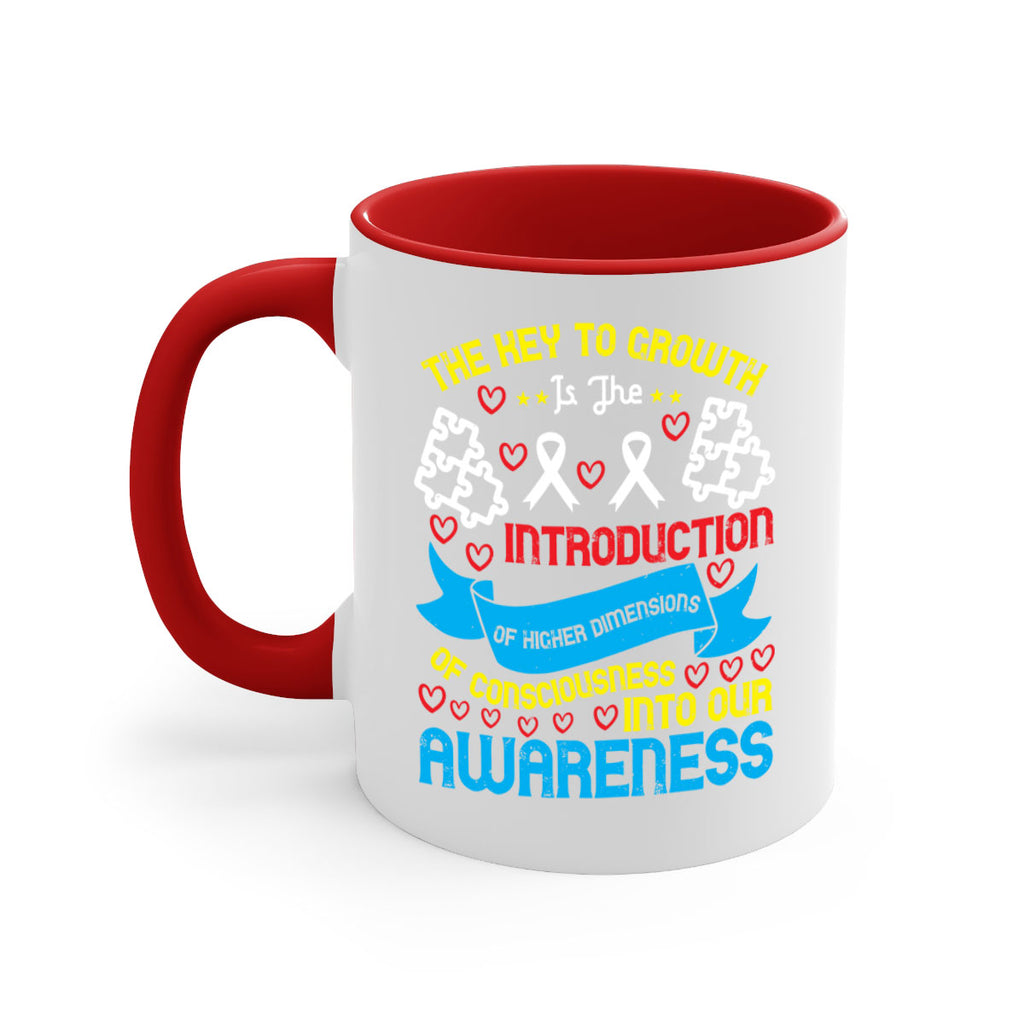 The key to growth is the introduction of higher dimensions Style 20#- Self awareness-Mug / Coffee Cup