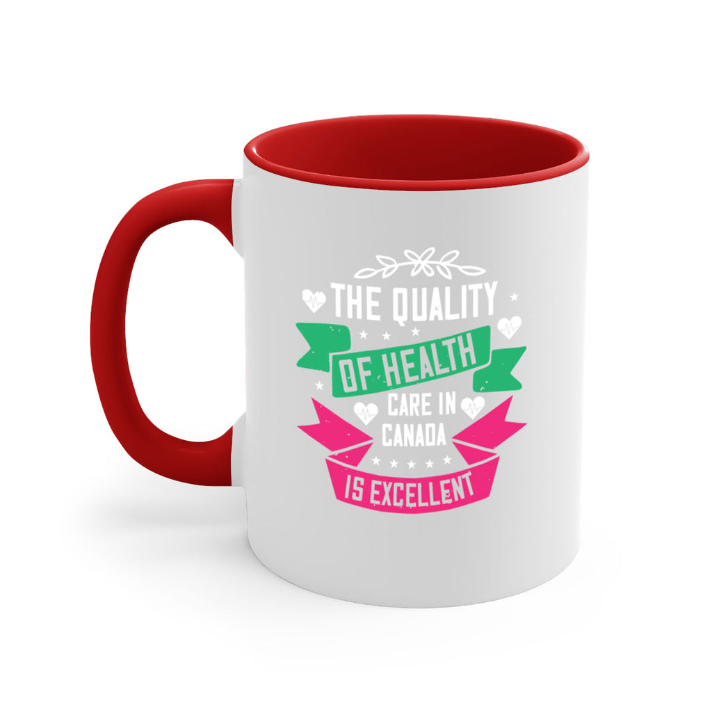 The quality of health care in Canada is excellent Style 12#- World Health-Mug / Coffee Cup