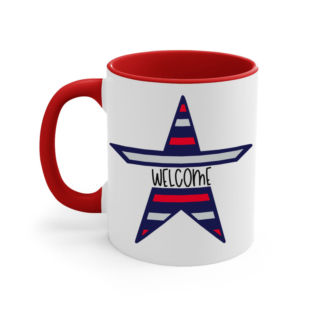 Welcome Style 186#- 4th Of July-Mug / Coffee Cup