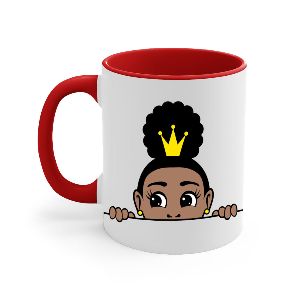 afro puff crown girl 2#- Black women - Girls-Mug / Coffee Cup