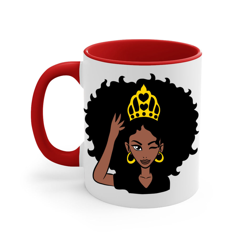 afro queen crown 72#- Black women - Girls-Mug / Coffee Cup