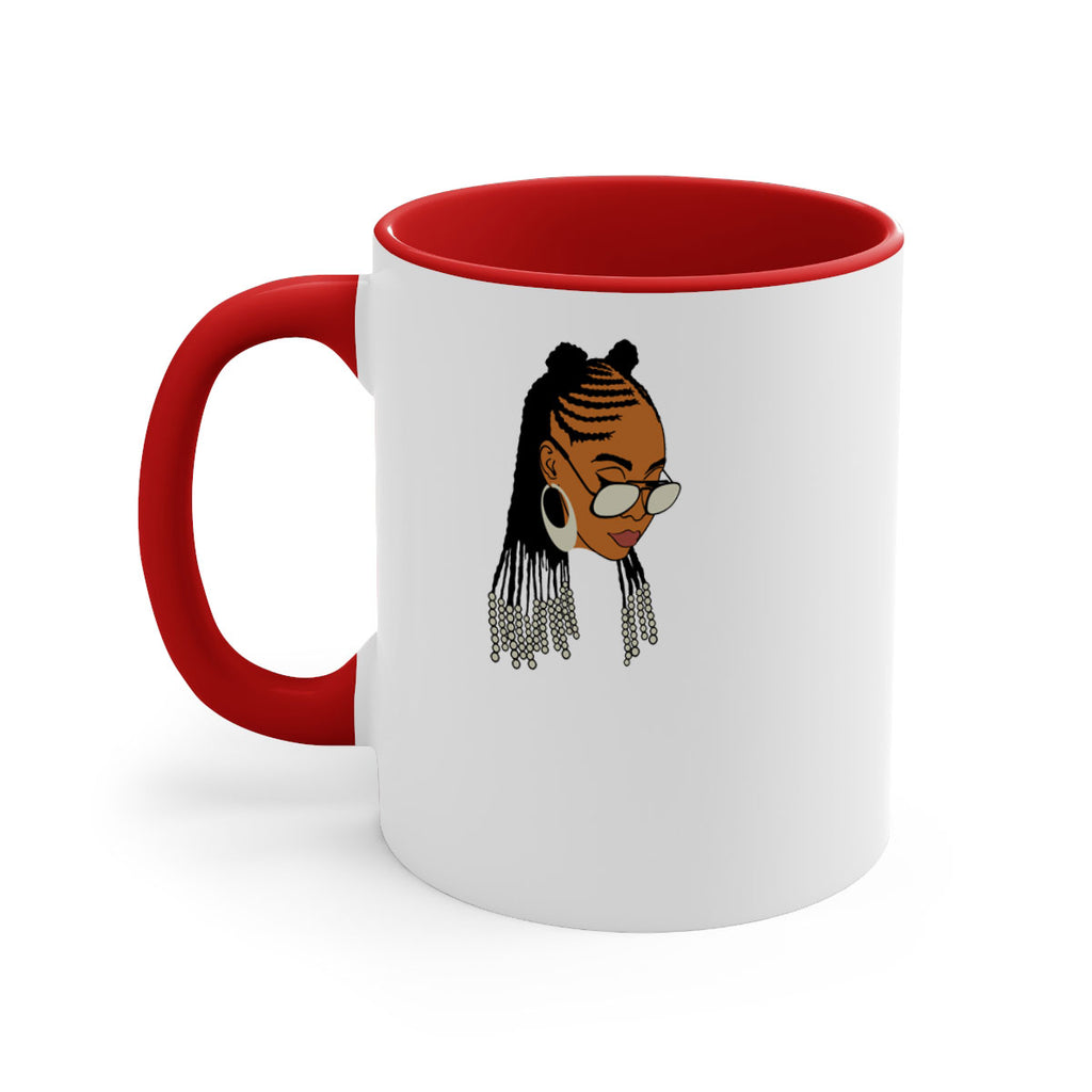 black afro 43#- Black women - Girls-Mug / Coffee Cup