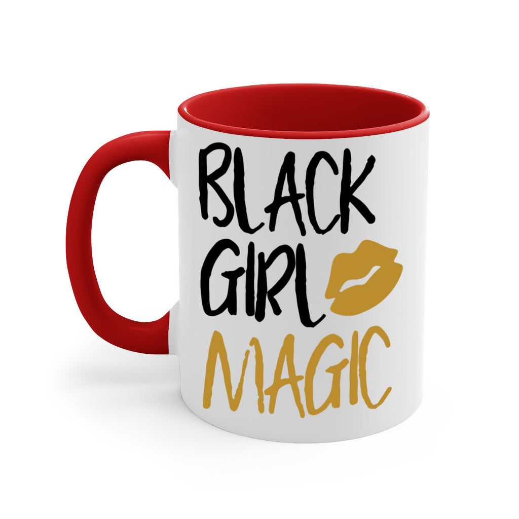 black girl magic lips cocoandbanana 245#- black words - phrases-Mug / Coffee Cup