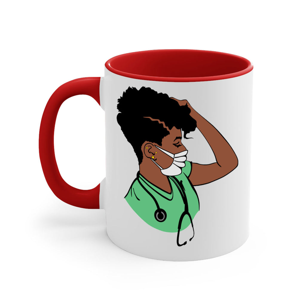 black nurse 2#- Black women - Girls-Mug / Coffee Cup