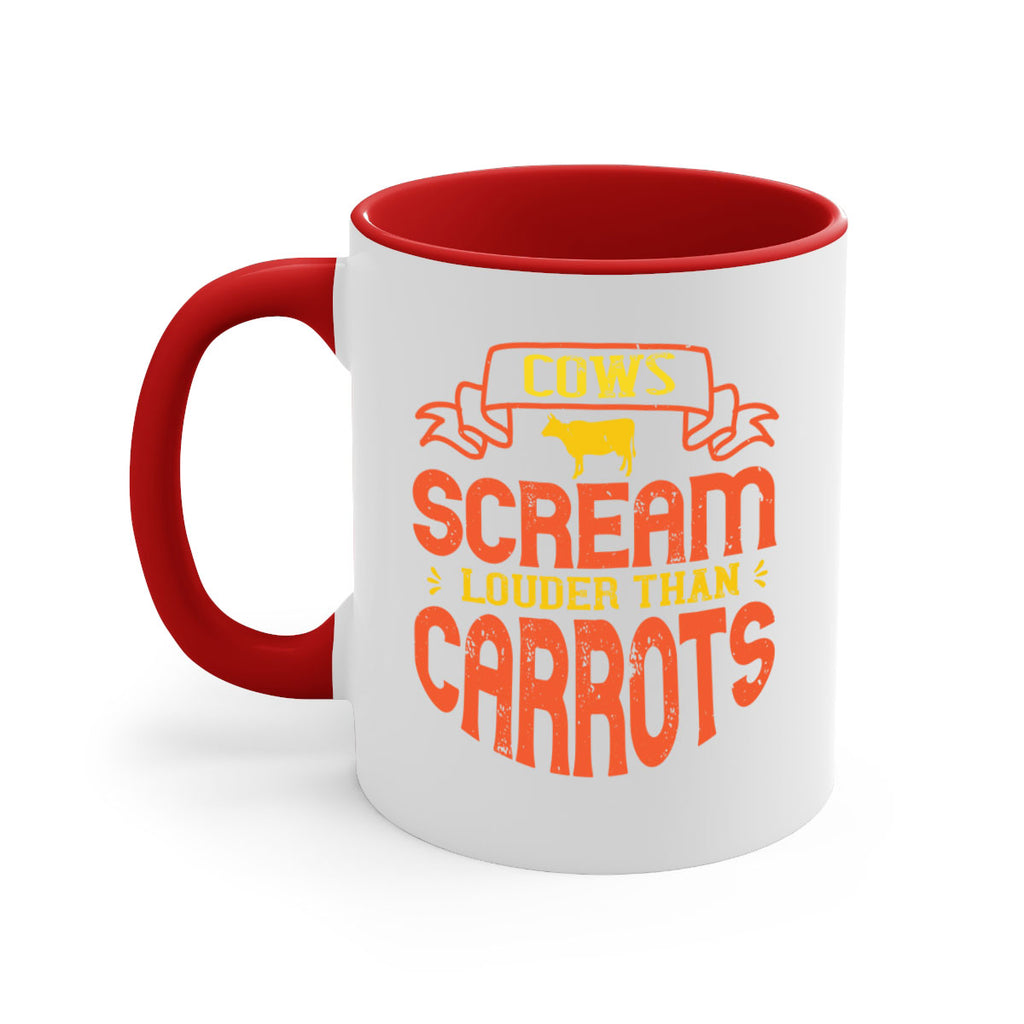 cows scream louder than carrots 71#- vegan-Mug / Coffee Cup