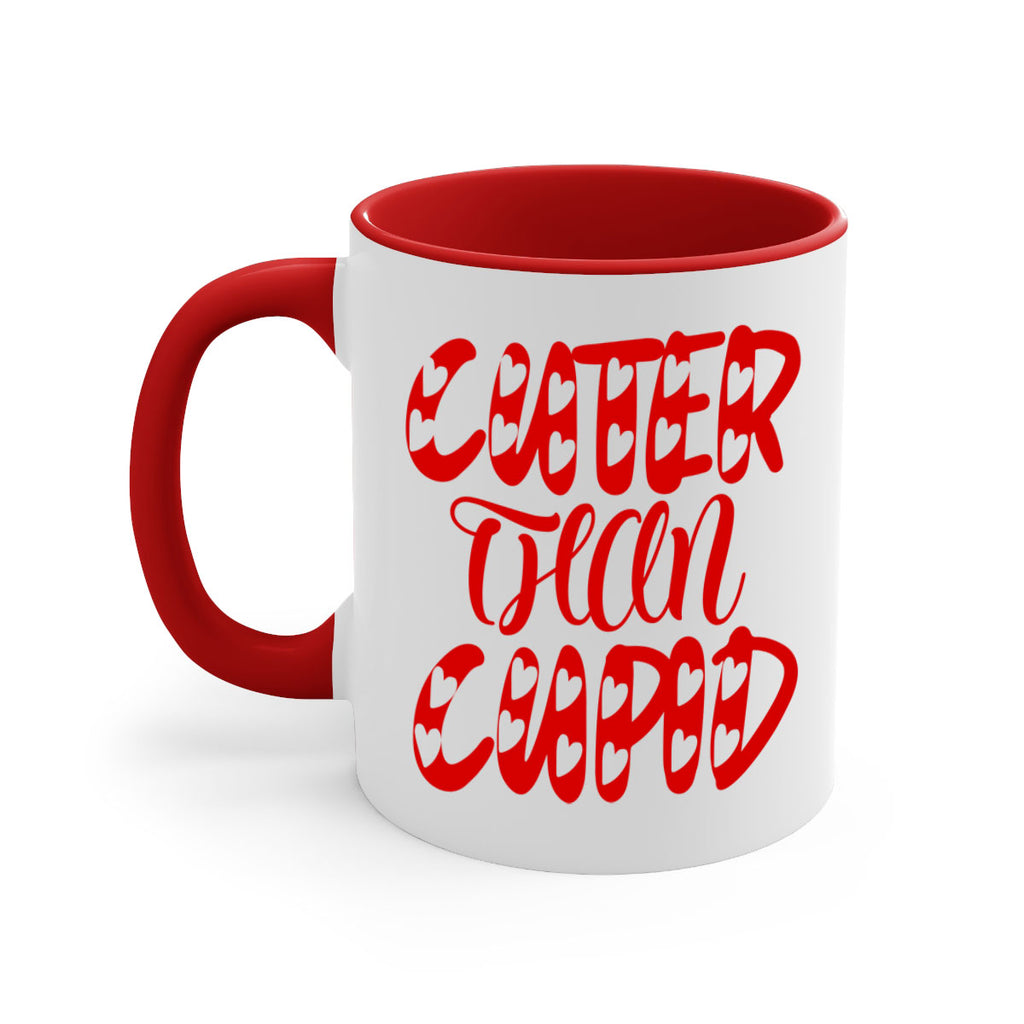 cuter than cupid 79#- valentines day-Mug / Coffee Cup