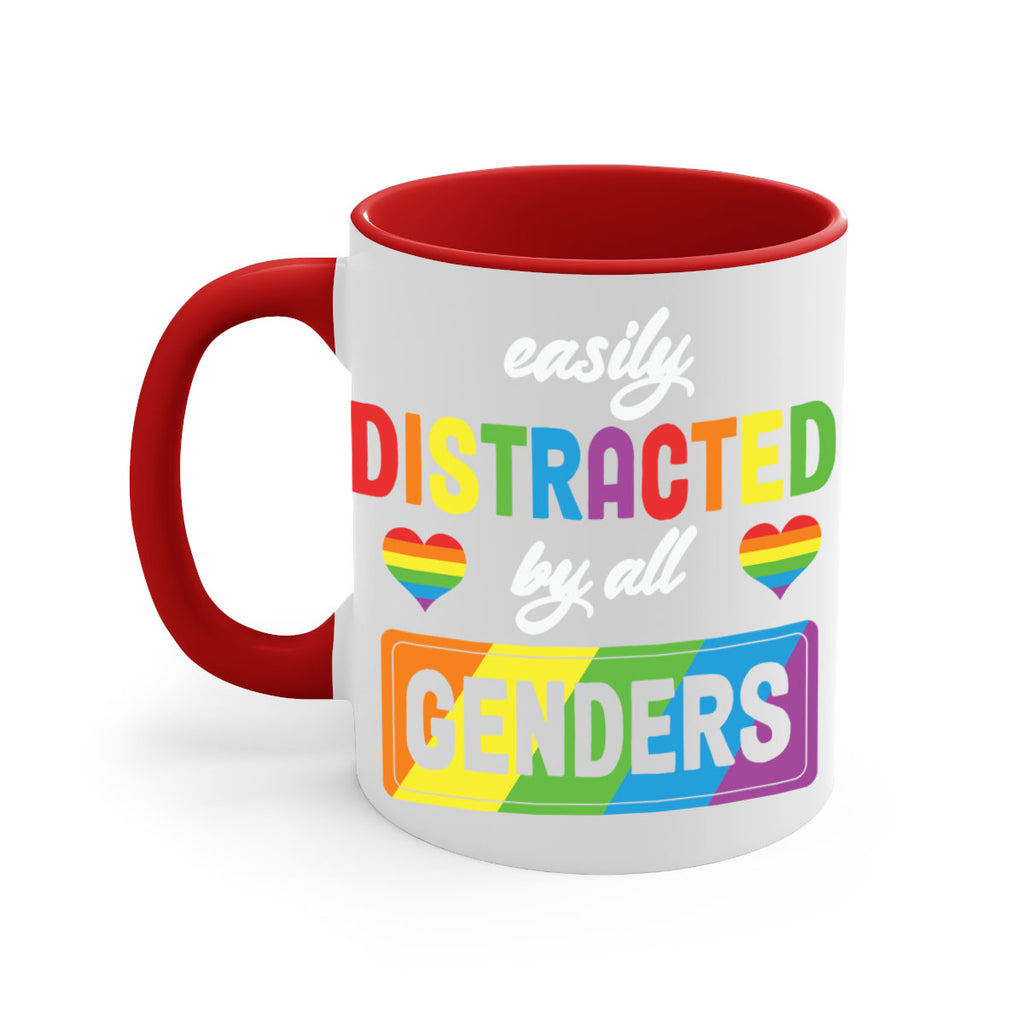 easily distracted by all genders lgbt 142#- lgbt-Mug / Coffee Cup