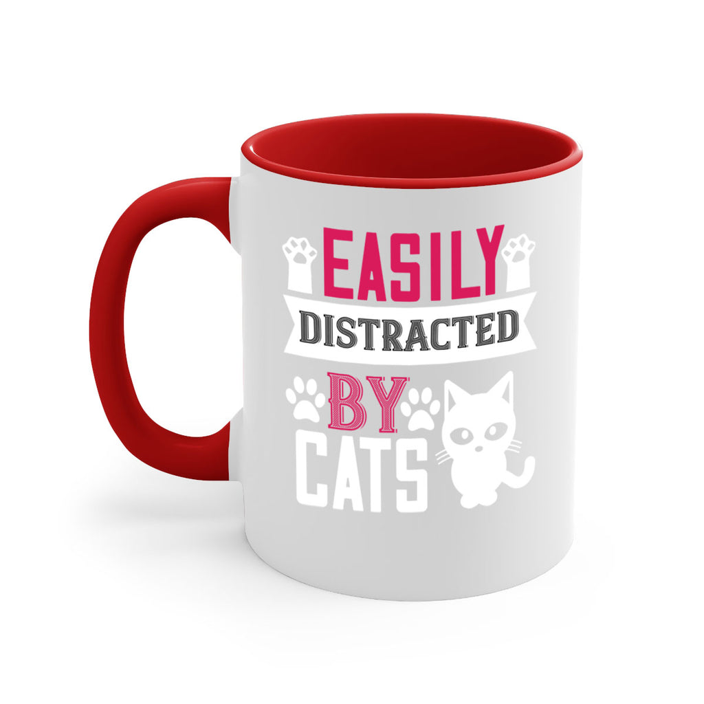 easily distracted by cats Style 47#- cat-Mug / Coffee Cup