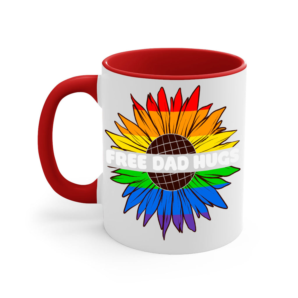 free dad hugs pride lgbt lgbt 140#- lgbt-Mug / Coffee Cup