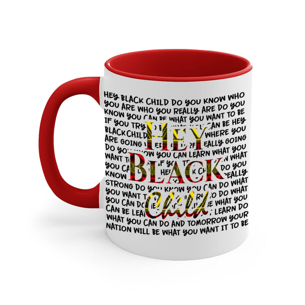 hey black child 128#- black words - phrases-Mug / Coffee Cup