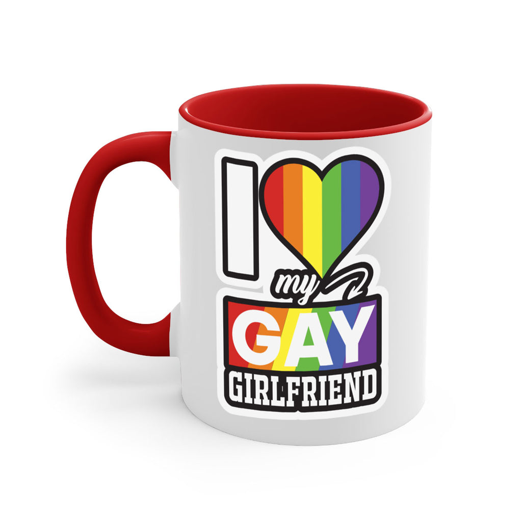 i love my gay girlfriend lgbt 126#- lgbt-Mug / Coffee Cup