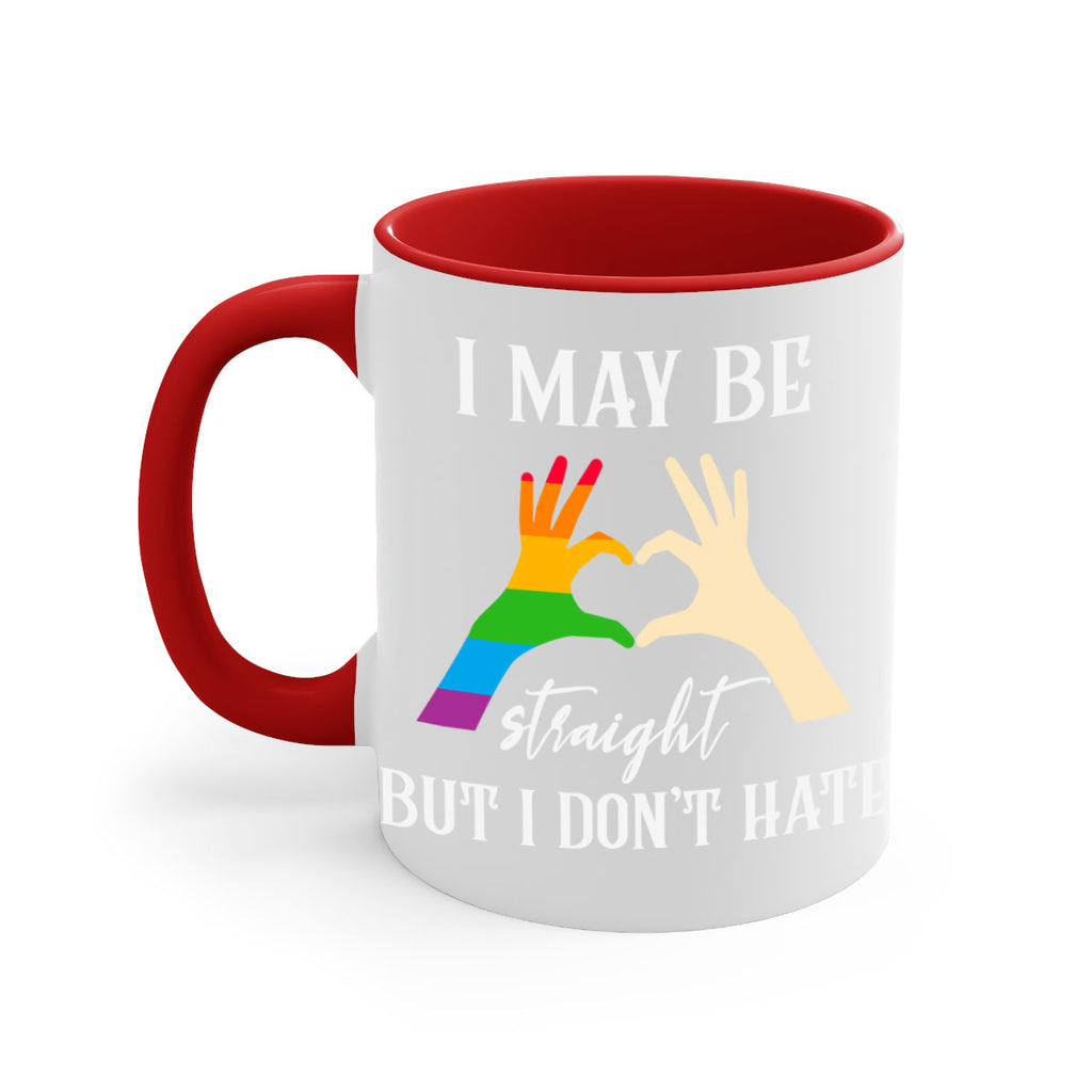 i may be straight but lgbt 125#- lgbt-Mug / Coffee Cup