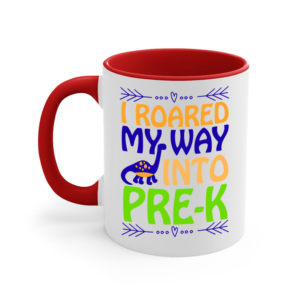 i roared my way into prek 20#- mardi gras-Mug / Coffee Cup