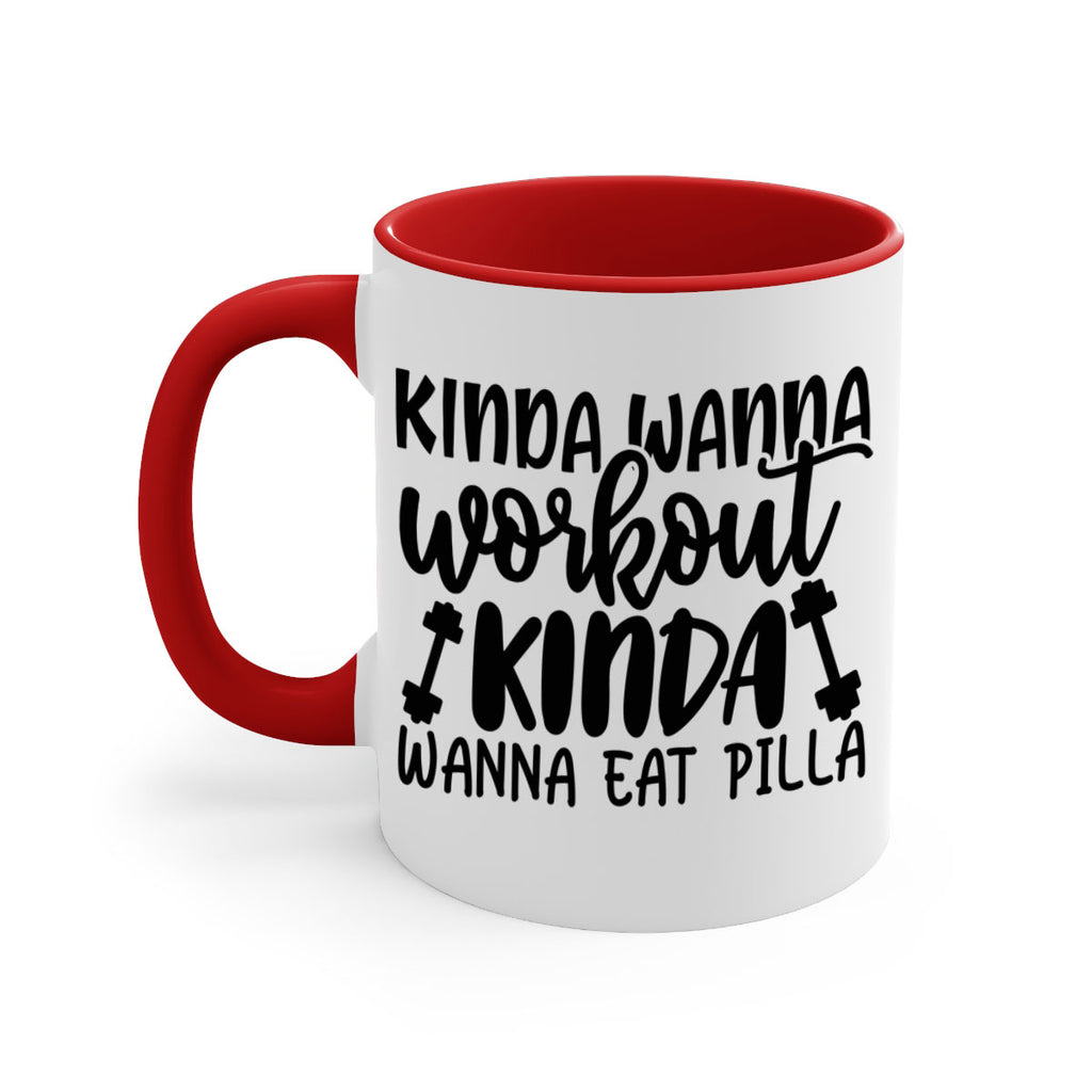 kinda wanna workout kinda wanna eat pilla 37#- gym-Mug / Coffee Cup