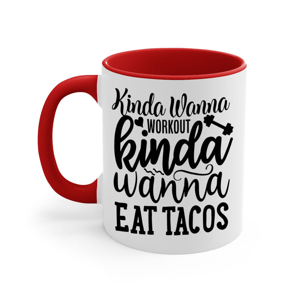 kinda wanna workout kinda wanna eat tacos 35#- gym-Mug / Coffee Cup