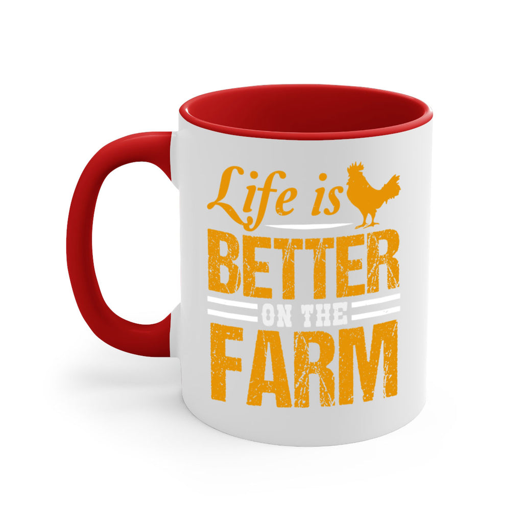 life is better on the farm 44#- Farm and garden-Mug / Coffee Cup