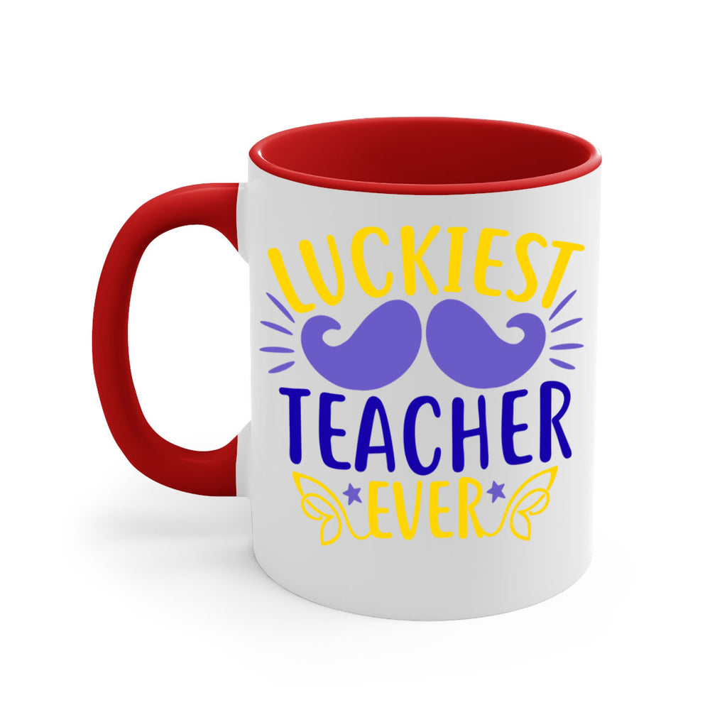 luckiest teacher ever 12#- mardi gras-Mug / Coffee Cup