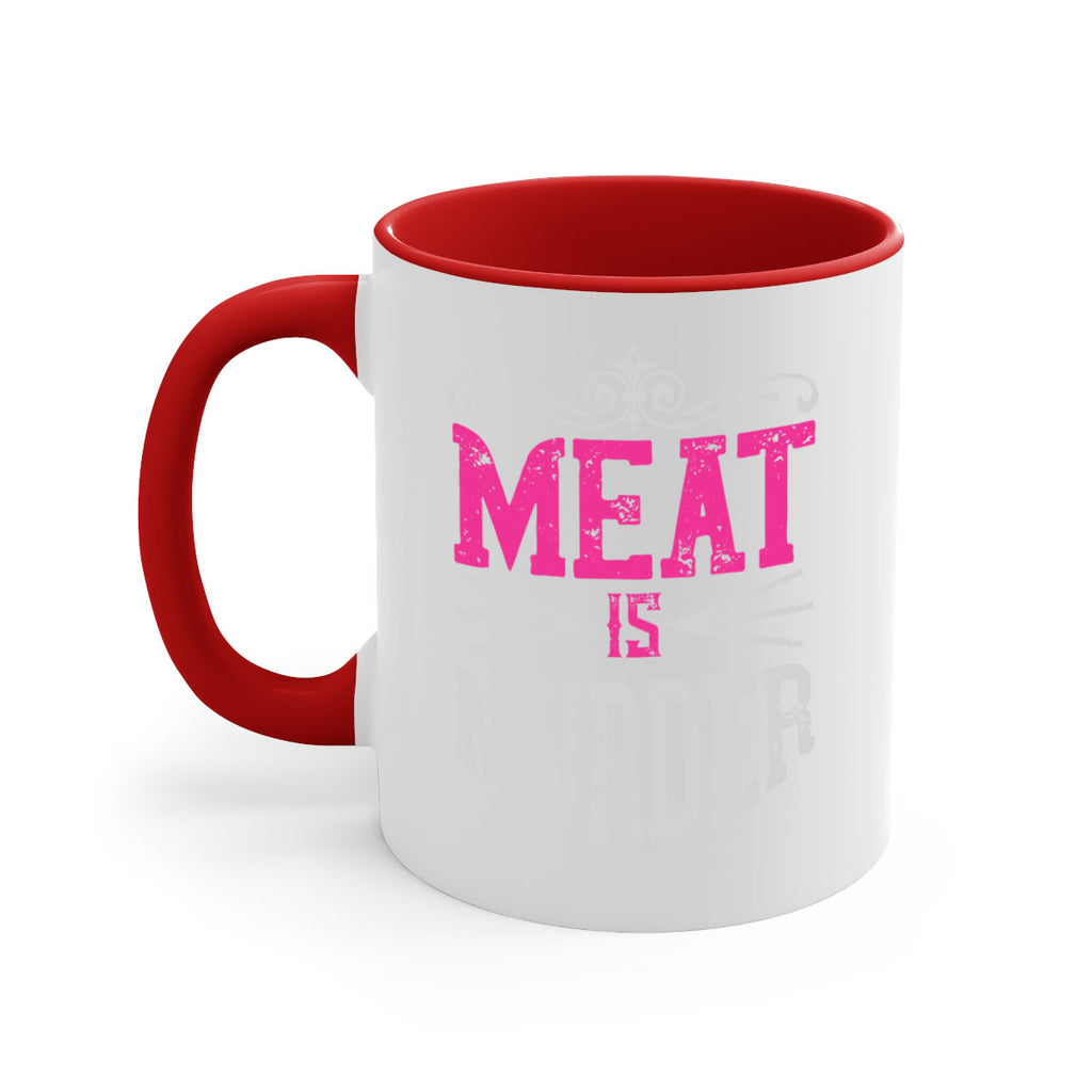 meat is murder 121#- vegan-Mug / Coffee Cup
